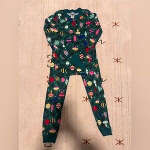 Hanna Andersson kids ornament pajamas, size 8